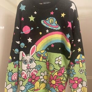 Current Mood Dolls Kill Alien Bunny Knit Sweater